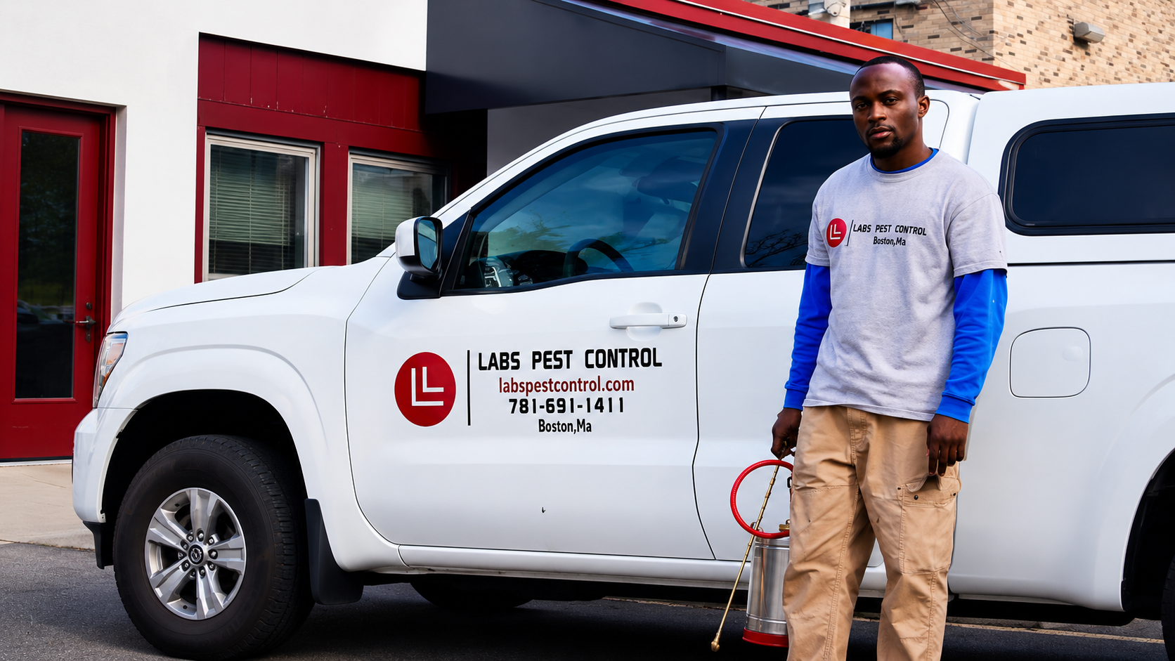 LABS PEST CONTROL professional pest control team at work
